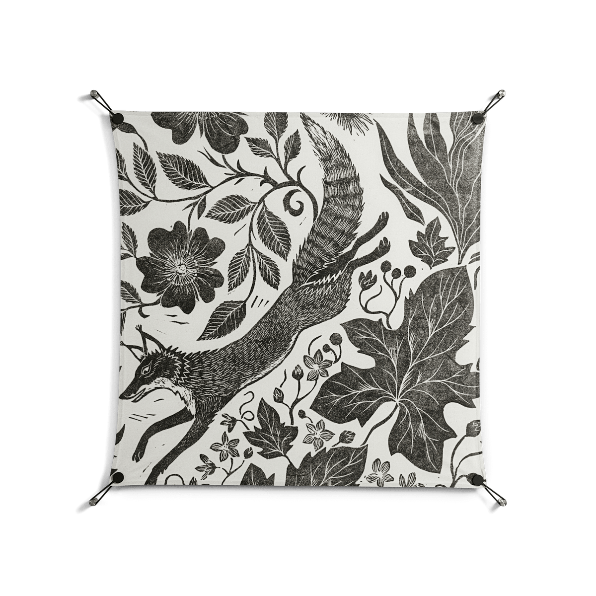 Ode to Summer 4 - Work On Wall - Diana Catchpole - Black - 90 x 90 cm