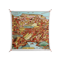 Grand Canyon - Work On Wall - Wyatt Hersey - Orange - 140 x 140 cm