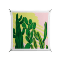 Cactus Sky - Work On Wall - Amy Suther - Black - 140 x 140 cm