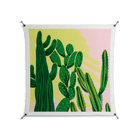 Cactus Sky - Work On Wall - Amy Suther - Black - 140 x 140 cm