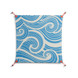 Ocean Flow - Work On Wall - Amy Suther - Orange - 70 x 70 cm