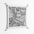 Flight Of Fancy 3 - Work On Wall - Diana Catchpole - Silver - 70 x 70 cm