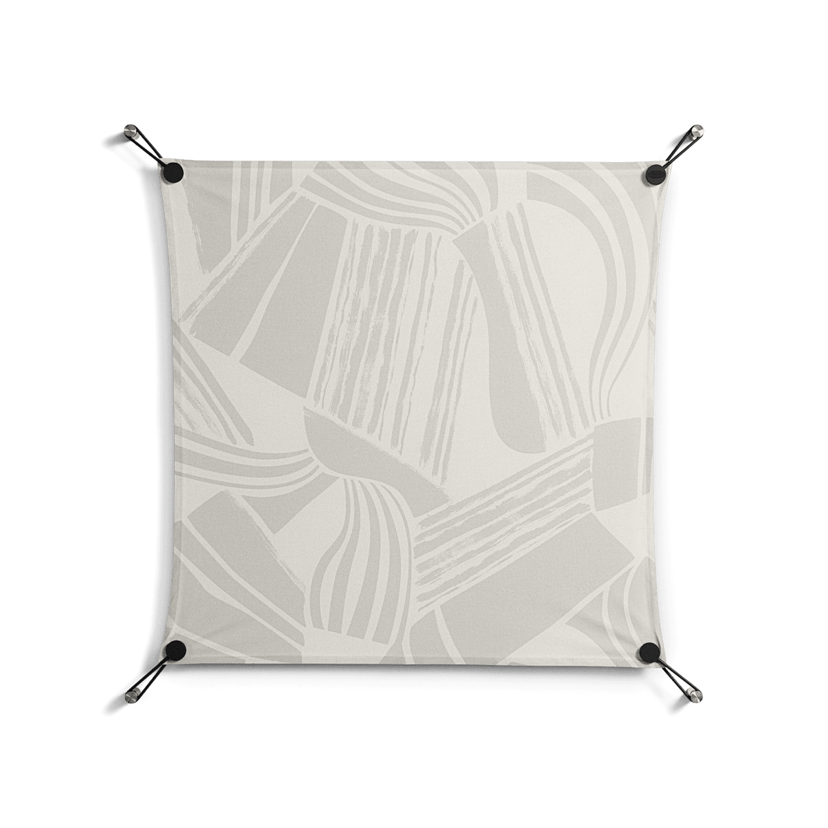 Touch the Ground - Work On Wall - Amy Suther - Black - 70 x 70 cm