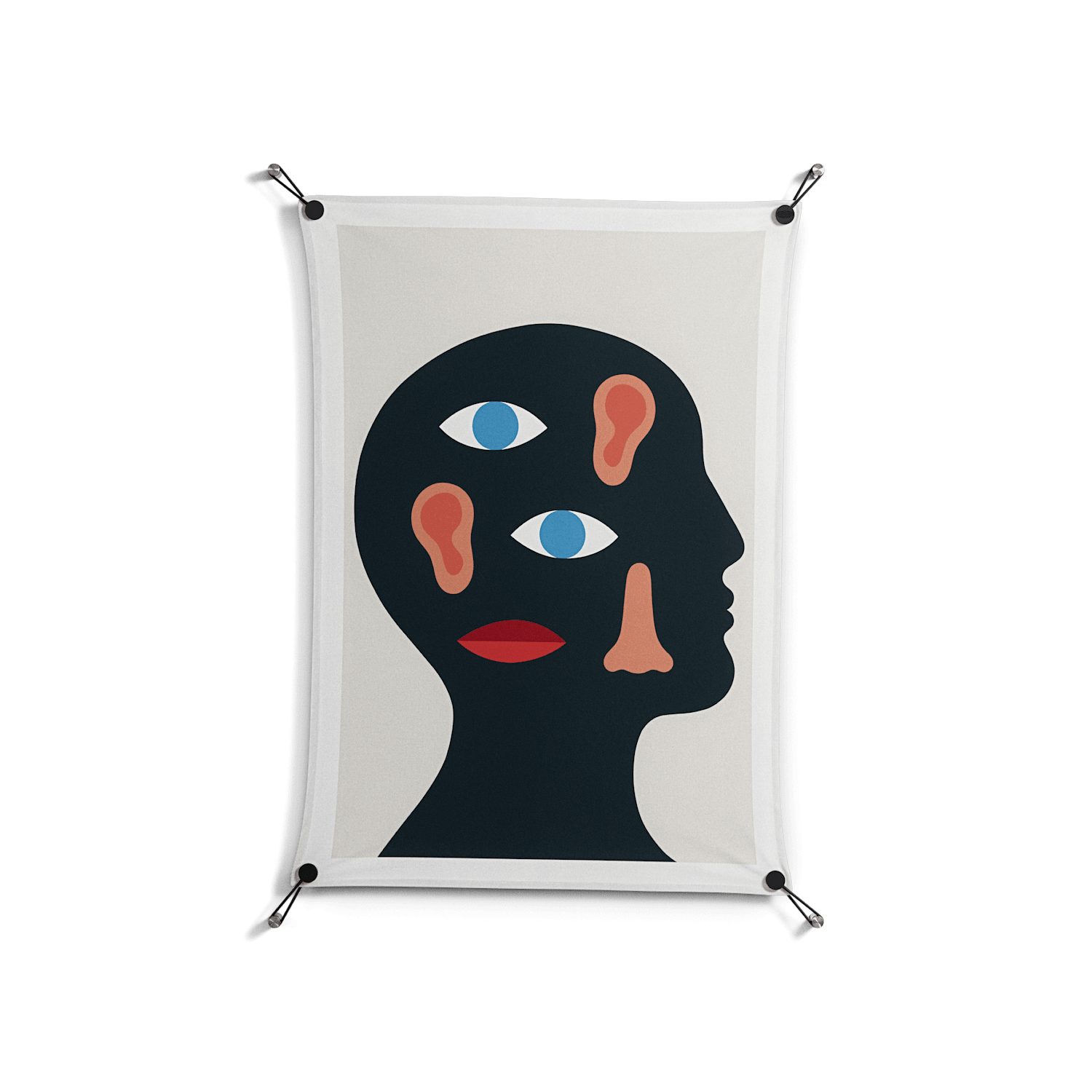 Désordre_Intérieur - Work On Wall - David Vanadia - Black - 70 x 100 cm