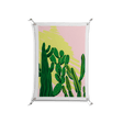 Cactus Sky - Work On Wall - Amy Suther - Silver - 70 x 100 cm