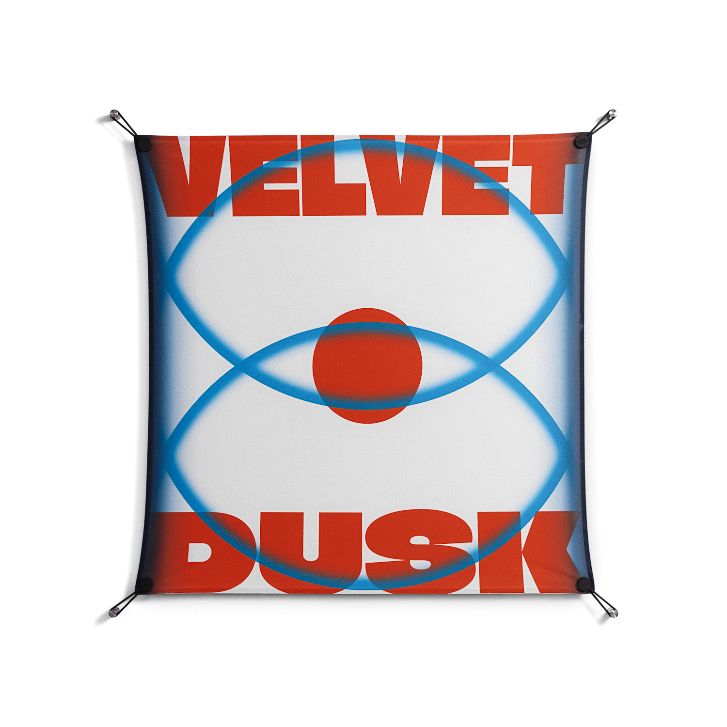 Velvet Dusk - Work On Wall - Oluwasheyi Adebayo - Black - 90 x 90 cm