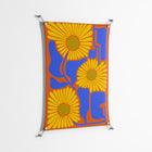Sunflowers - Work On Wall - Sandra Hutter - Silver - 70 x 100 cm