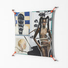 Dreaming With Open Eyes - Work On Wall - Sophie Goudman - Orange - 70 x 70 cm