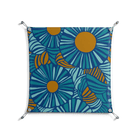 Bellis Bounty Blue - Work On Wall - Amy Suther - Silver - 70 x 70 cm