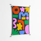 Fun Shapes - Work On Wall - Sandra Hutter - Silver - 70 x 100 cm