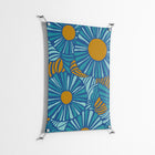 Bellis Bounty Blue - Work On Wall - Amy Suther - Silver - 70 x 100 cm