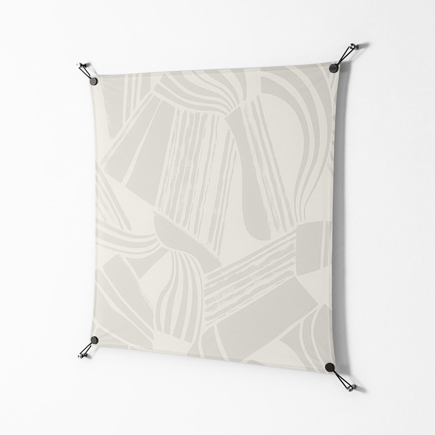 Touch the Ground - Work On Wall - Amy Suther - Black - 90 x 90 cm