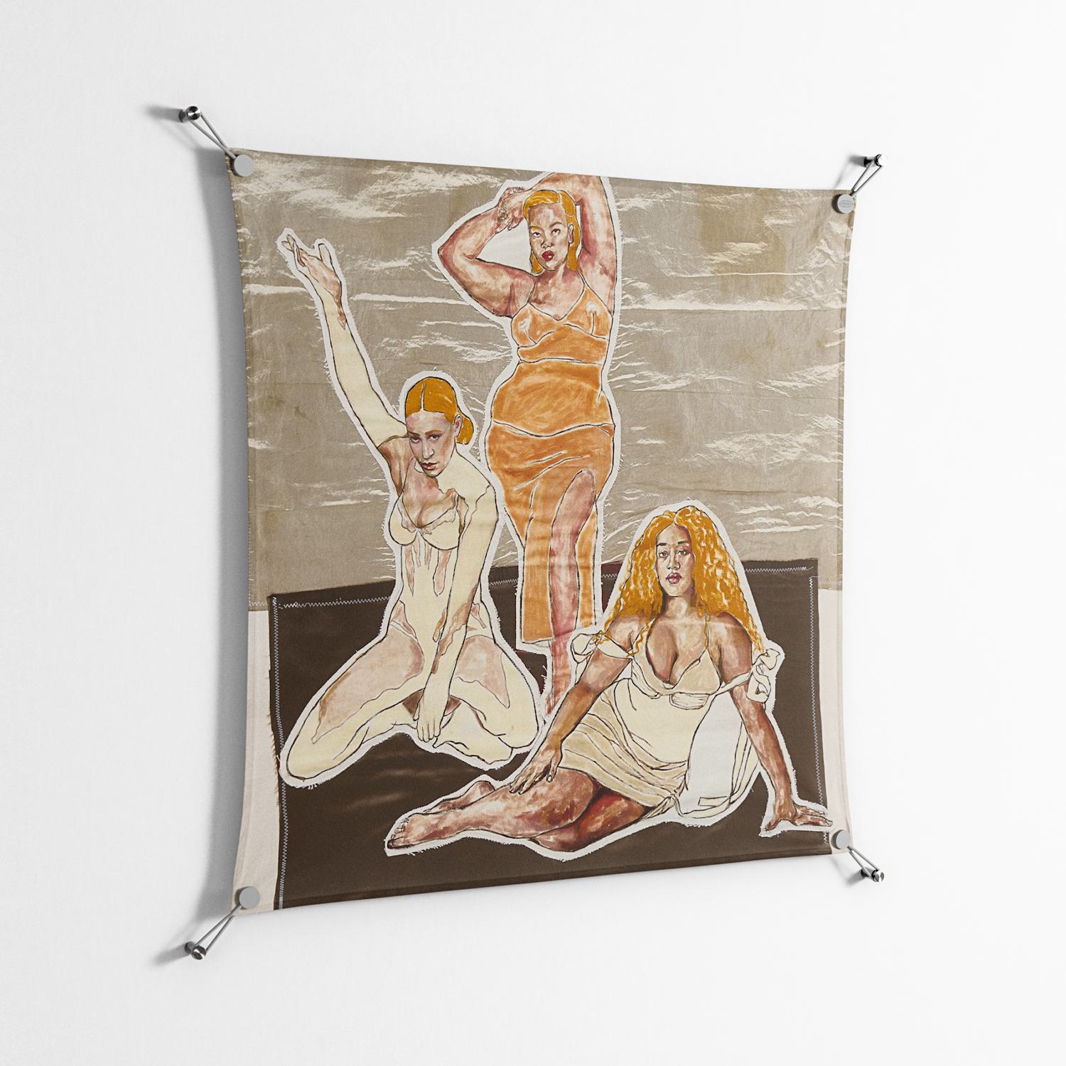 We Are Who We Are - Work On Wall - Sophie Goudman - Silver - 90 x 90 cm