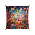 Greatful Meadow - Work On Wall - Nur Rydberg - Black - 140 x 140 cm