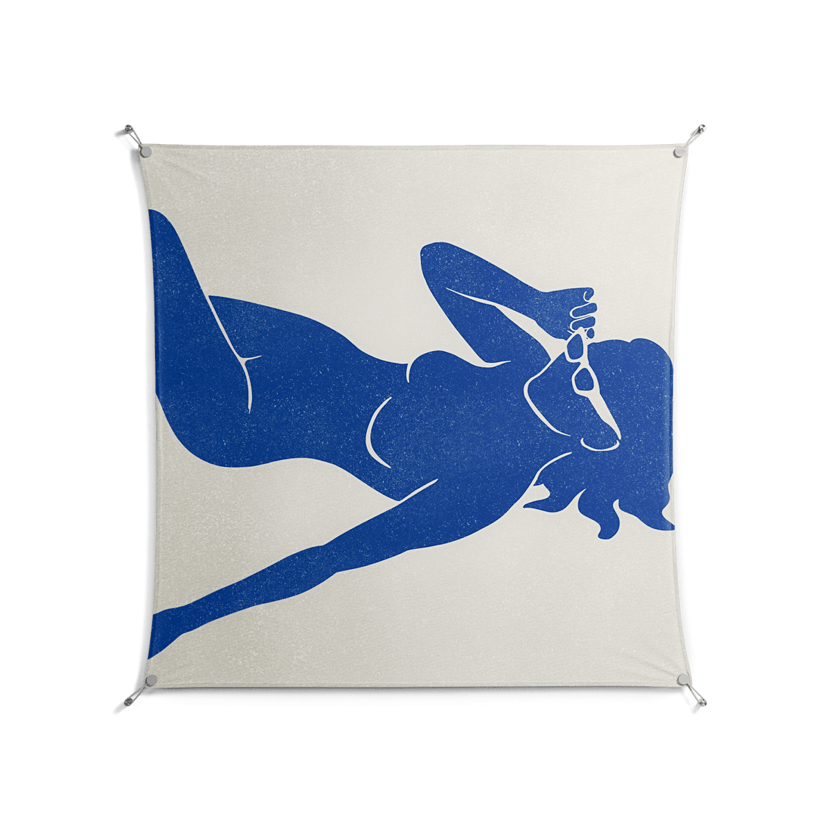 Basking Warmth - Work On Wall - Amy Suther - Silver - 140 x 140 cm