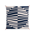 Wave Lens - Work On Wall - Oluwasheyi Adebayo - Orange - 140 x 140 cm