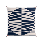 Wave Lens - Work On Wall - Oluwasheyi Adebayo - Orange - 140 x 140 cm