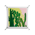 Cactus Sky - Work On Wall - Amy Suther - Silver - 70 x 70 cm