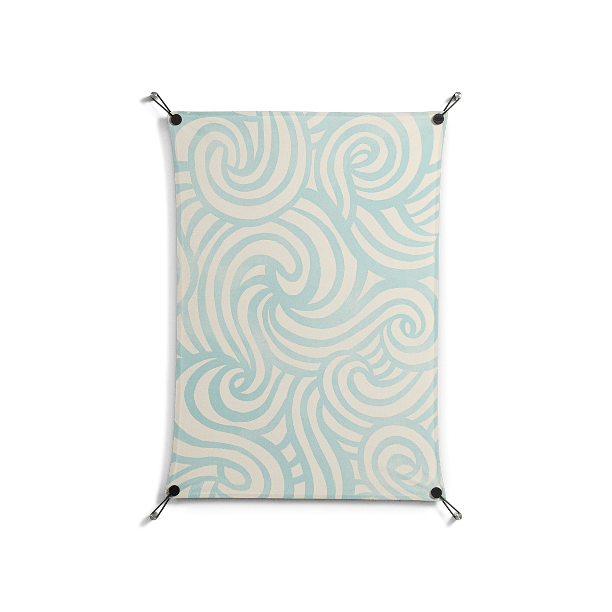 Epic Swirl - Work On Wall - Amy Suther - Black - 70 x 100 cm