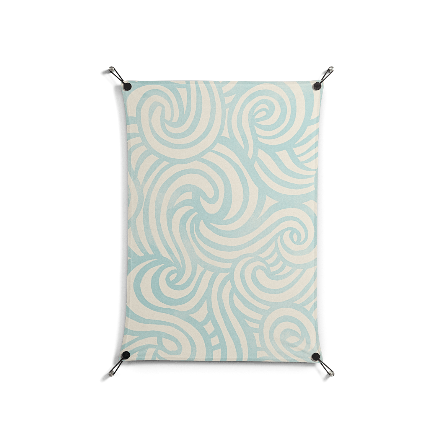 Epic Swirl - Work On Wall - Amy Suther - Black - 70 x 100 cm