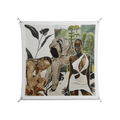 As The Rain Falls - Work On Wall - Sophie Goudman - Silver - 140 x 140 cm