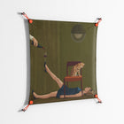 Friday Night Rituals - Work On Wall - Kristin Eriksson - Orange - 70 x 70 cm