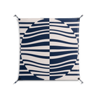 Wave Lens - Work On Wall - Oluwasheyi Adebayo - Black - 90 x 90 cm