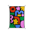 Fun Shapes - Work On Wall - Sandra Hutter - Silver - 70 x 100 cm