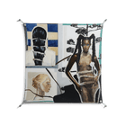 Dreaming With Open Eyes - Work On Wall - Sophie Goudman - Silver - 90 x 90 cm