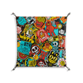 All The Stickers - Work On Wall - Craig Watkins - Black - 70 x 70 cm