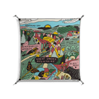 Smoky Mountains - Work On Wall - Wyatt Hersey - Black - 90 x 90 cm