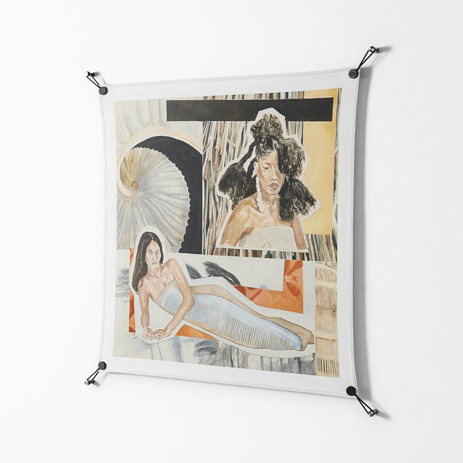 Sweet Far Away - Work On Wall - Sophie Goudman - Black - 90 x 90 cm