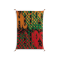 Hours - Work On Wall - Oluwasheyi Adebayo - Orange - 70 x 100 cm
