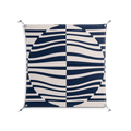 Wave Lens - Work On Wall - Oluwasheyi Adebayo - Silver - 90 x 90 cm