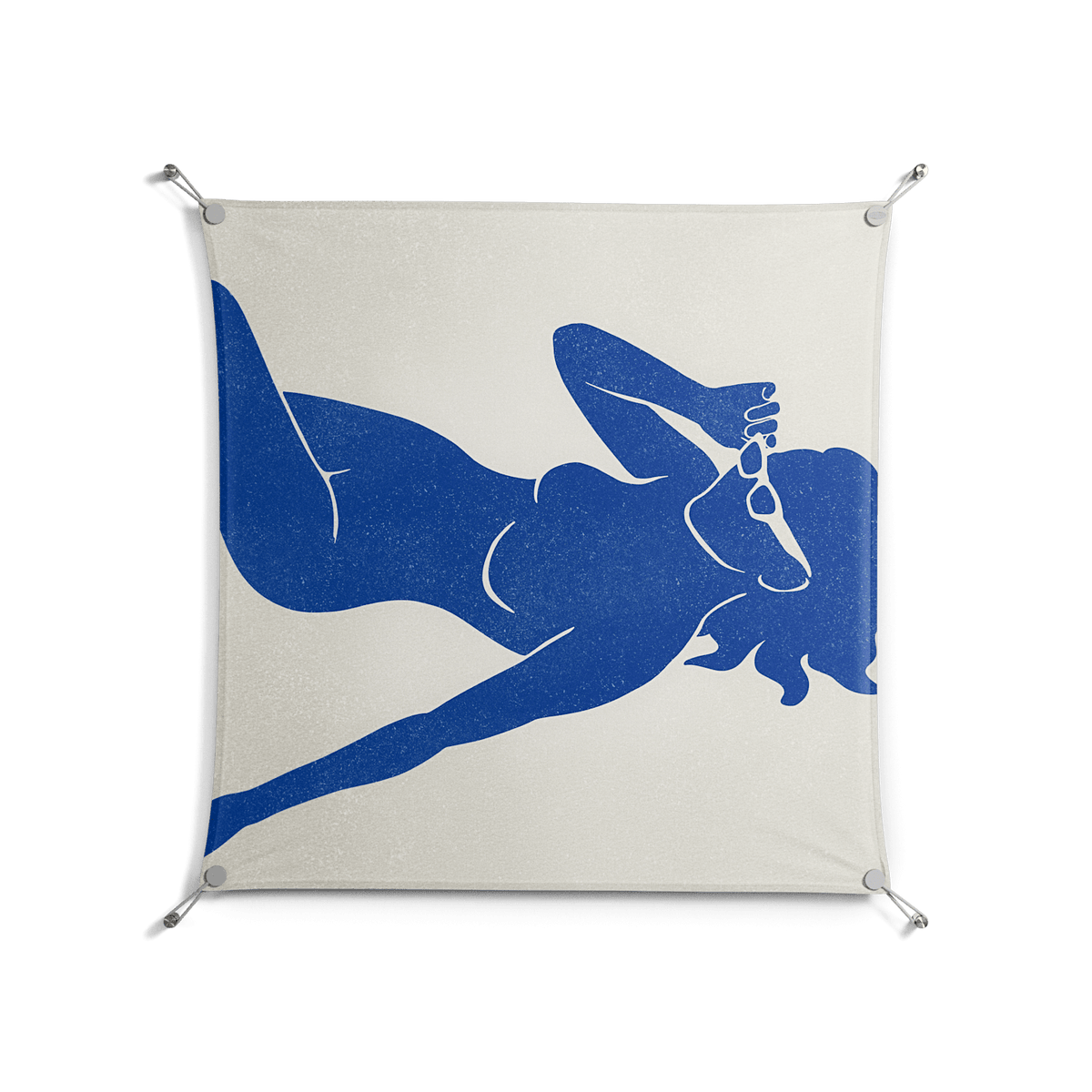 Basking Warmth - Work On Wall - Amy Suther - Silver - 90 x 90 cm