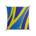 Blue Gale - Work On Wall - Oluwasheyi Adebayo - Black - 90 x 90 cm