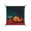 Bubbles & Oranges - Work On Wall - Kristin Eriksson - Black - 70 x 70 cm