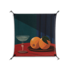 Bubbles & Oranges - Work On Wall - Kristin Eriksson - Black - 70 x 70 cm