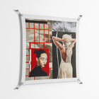 Where We Belong - Work On Wall - Sophie Goudman - Silver - 90 x 90 cm