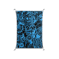 The Blue Line - Work On Wall - Craig Watkins - Silver - 70 x 100 cm