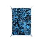 The Blue Line - Work On Wall - Craig Watkins - Silver - 70 x 100 cm