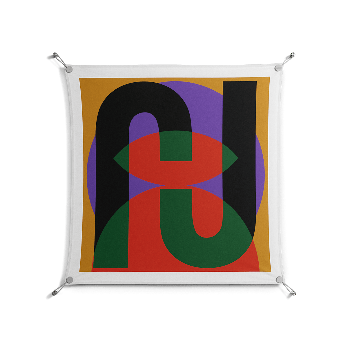 JJ - Work On Wall - Oluwasheyi Adebayo - Silver - 90 x 90 cm