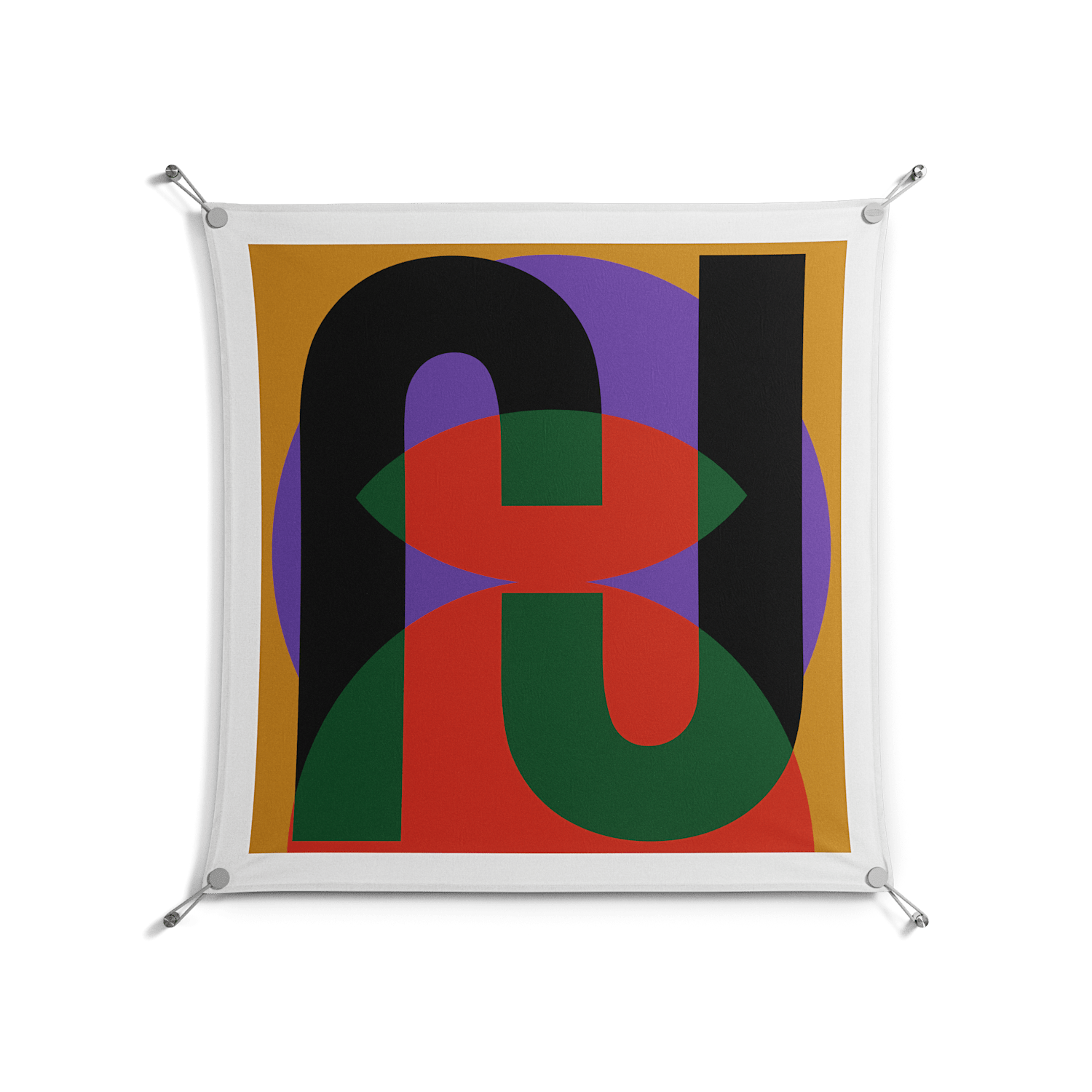 JJ - Work On Wall - Oluwasheyi Adebayo - Silver - 90 x 90 cm