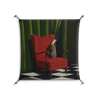 The Man Behind The Curtain - Work On Wall - Kristin Eriksson - Black - 70 x 70 cm
