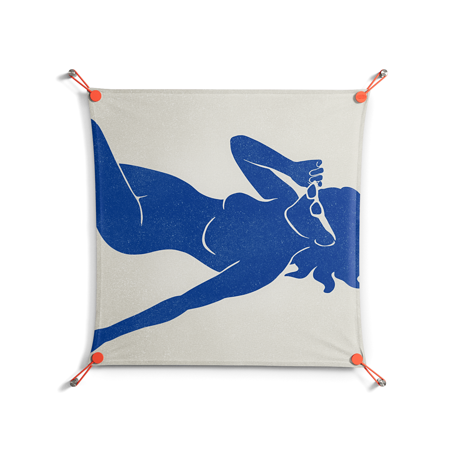 Basking Warmth - Work On Wall - Amy Suther - Orange - 70 x 70 cm