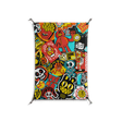 All The Stickers - Work On Wall - Craig Watkins - Black - 70 x 100 cm