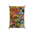 All The Stickers - Work On Wall - Craig Watkins - Black - 70 x 100 cm
