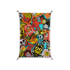 All The Stickers - Work On Wall - Craig Watkins - Black - 70 x 100 cm
