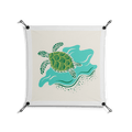 Sea Turtle - Work On Wall - Amy Suther - Black - 70 x 70 cm