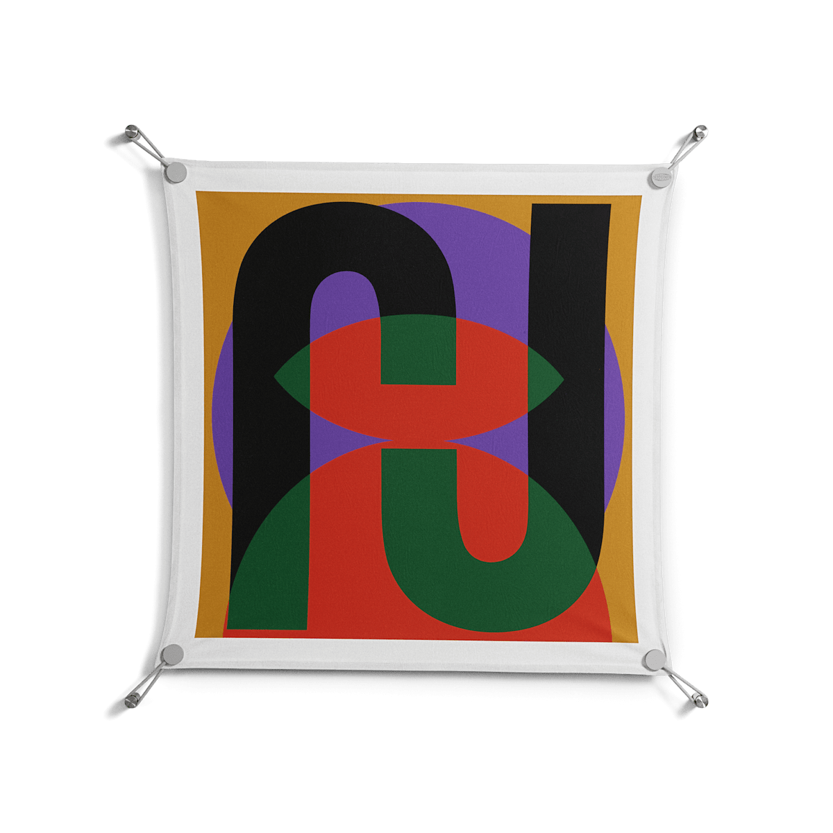 JJ - Work On Wall - Oluwasheyi Adebayo - Silver - 70 x 70 cm